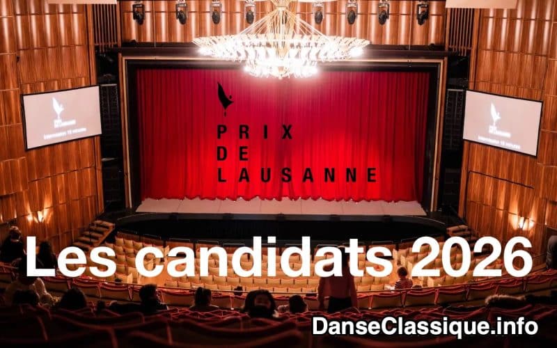 Liste des candidats au Prix de Lausanne 2026