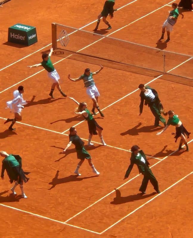 Chorégraphie de Benjamin Millepied à Roland-Garros 2026