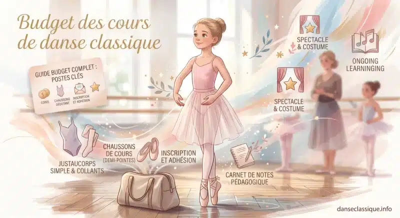 budget cours danse classique