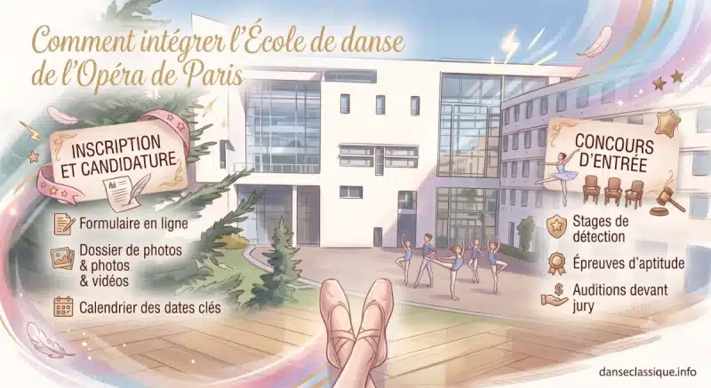 intégrer l'École de danse de l'Opéra de Paris
